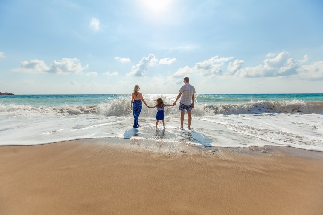A family enjoying time together during a coastal hotel vacation